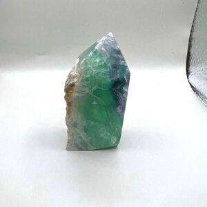 Beautiful Fluorite Point with Raw Edge